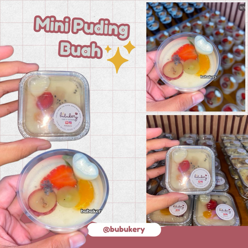 

[PO H-2] Mini Puding Buah