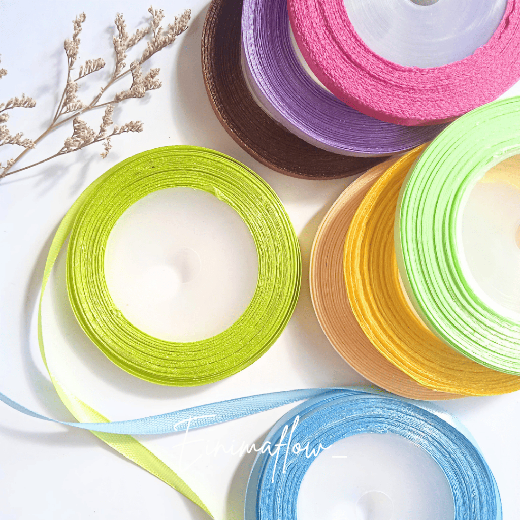 

Einimaflow - Pita Satin 1/4 inch 0,5 cm 20 Yard Per Roll