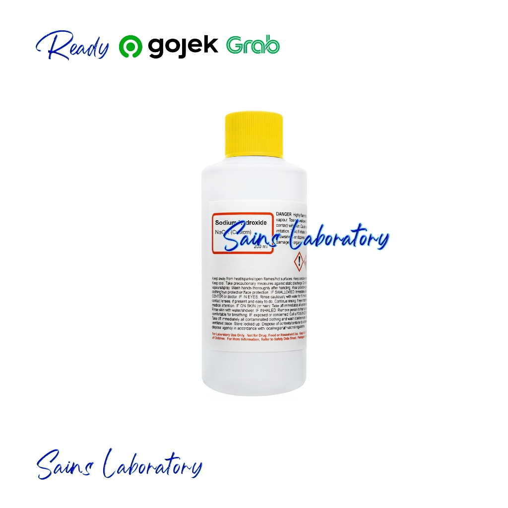 Natrium Hidroksida NaOH Sodium Hydroxide Larutan 250 ml
