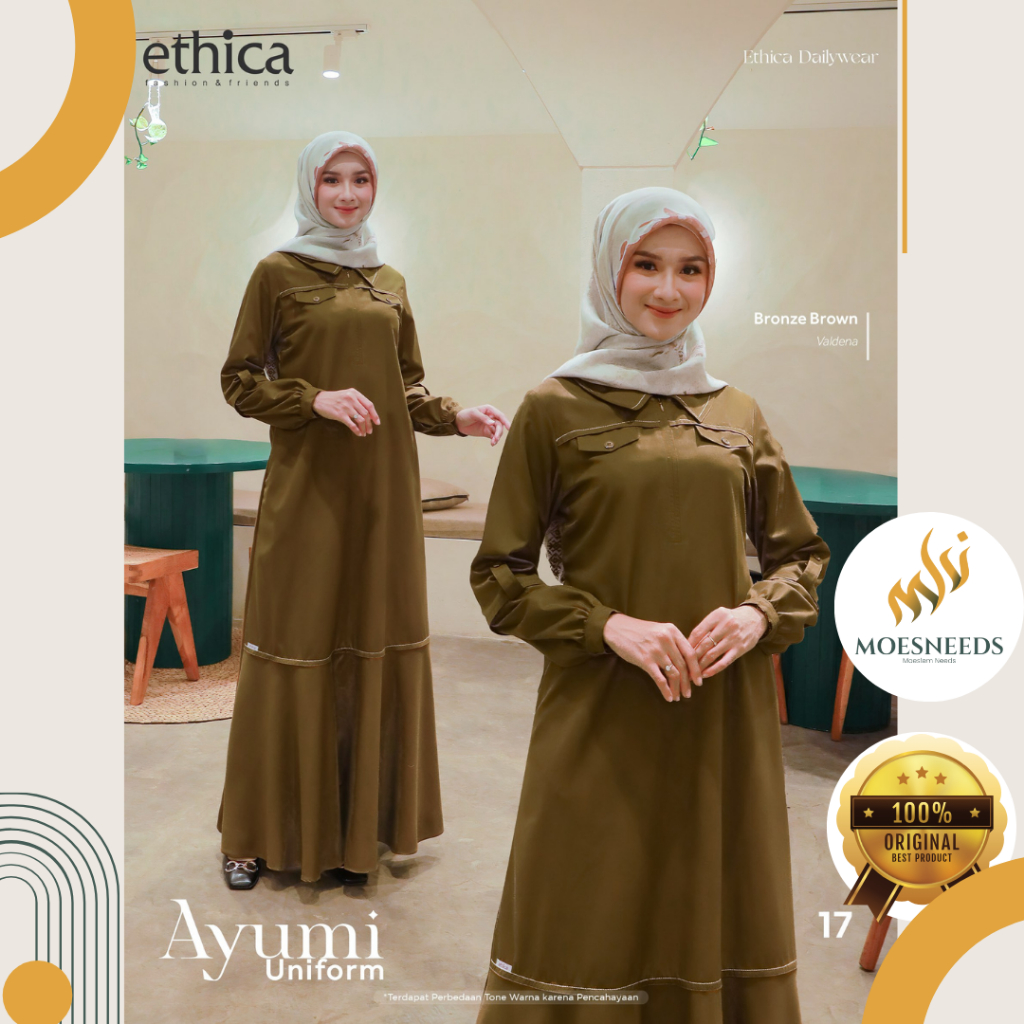 ETHICA Gamis Seragam PNS Ayumi Uniform 17