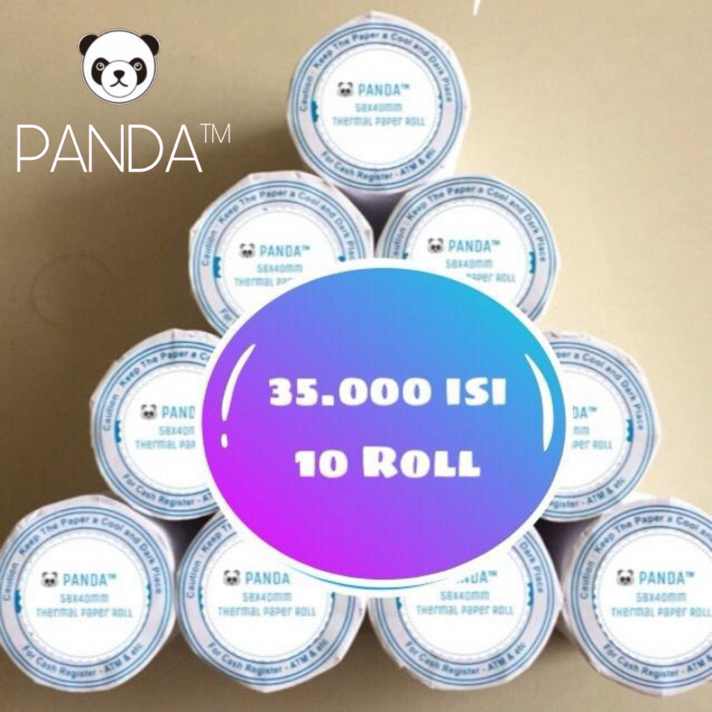 

KERTAS STRUK KASIR/PPOB PAPER ROLL 58x40 MM THERMAL POS RECEIPT MINI PORTABLE/MOBILE PRINTER 58MM