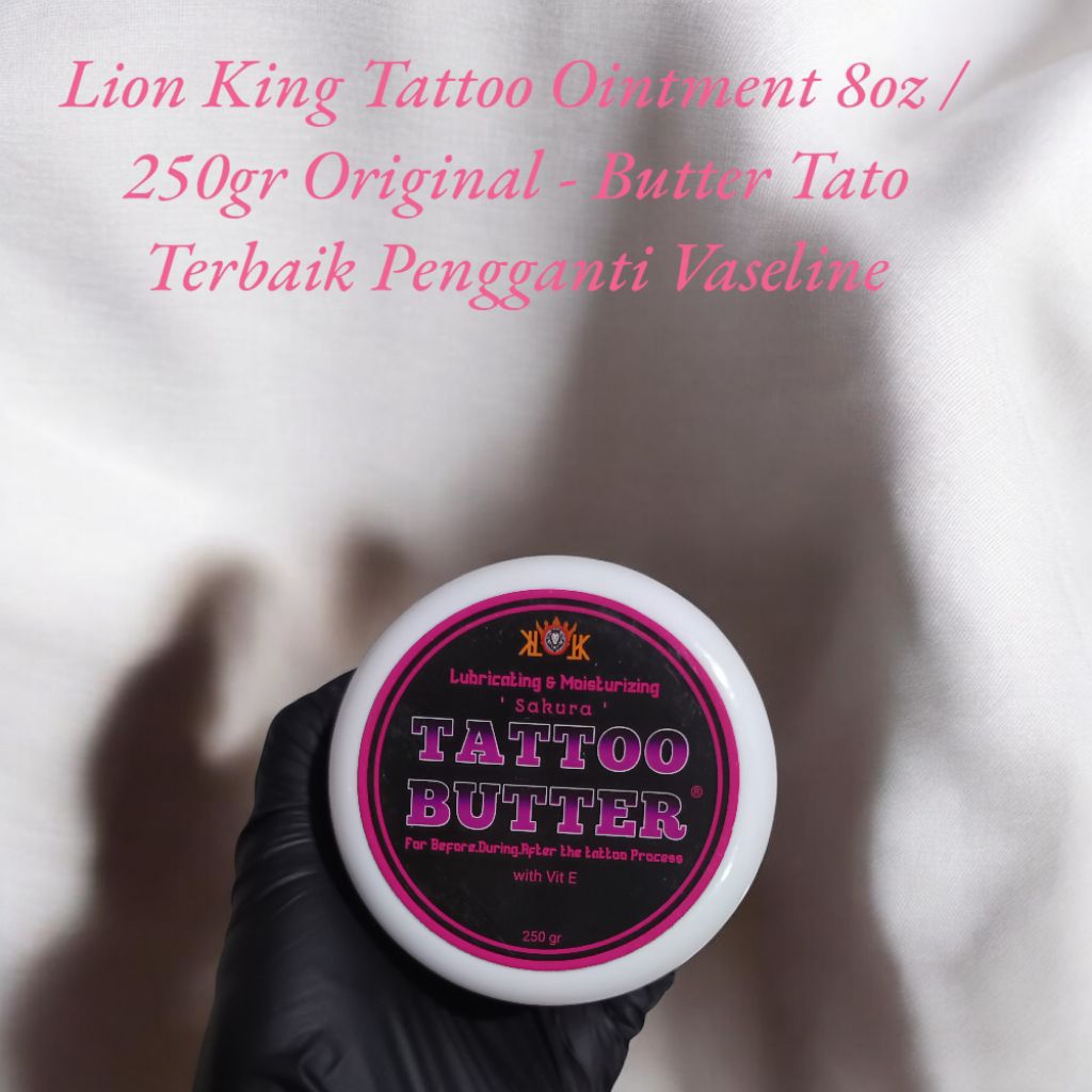 Lion King Tattoo Ointment 8oz / 250gr Original - Butter Tato Terbaik Pengganti Vaseline