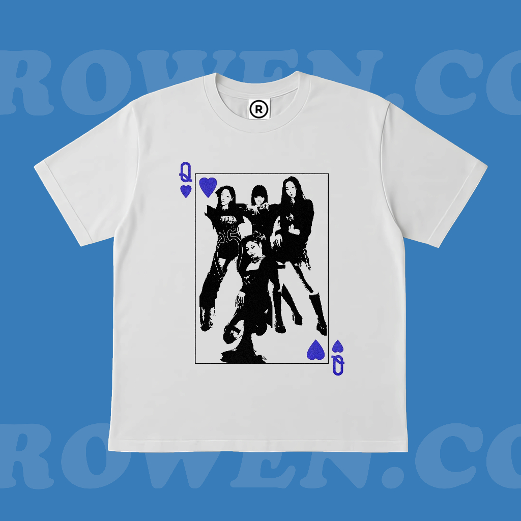 ROWEN.CO | KAOS BAJU AESPA KPOP KOREAN KOREA GIRLBAND | T-SHIRT OVERSIZE PUTIH STYLE Y2K VINTAGE BOO