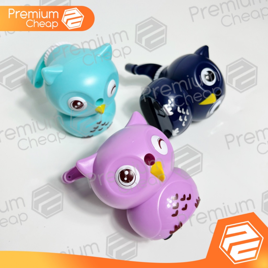 

[1 PCS] Serutan Sharpener Pensil Putar Rautan Burung Hantu Owl