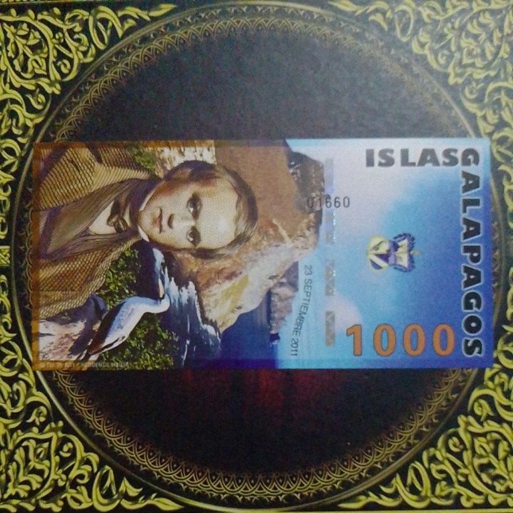 Uang Galapagos Islands 1000 sucre polimer 2011 unc