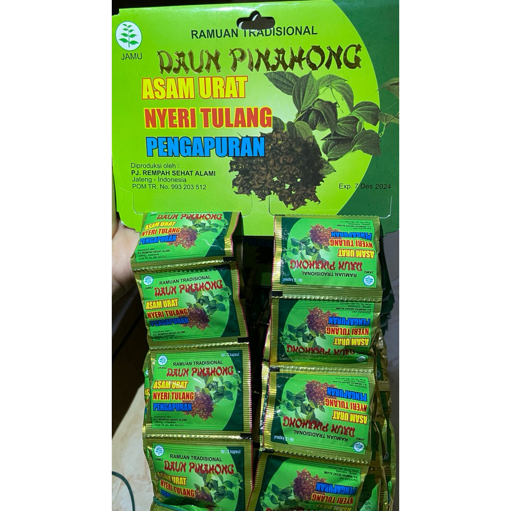 DAUN PINAHONG ASAM URAT ORIGINAL