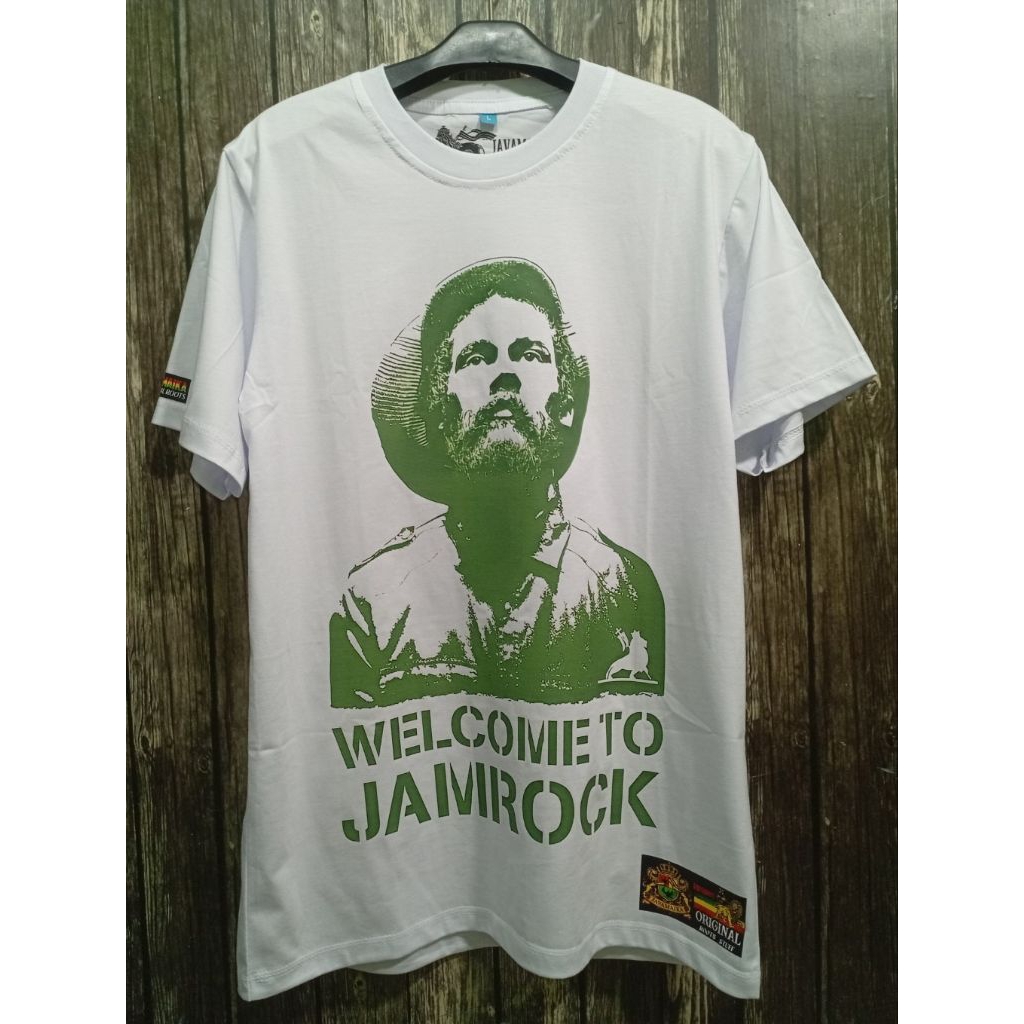 Kaos Damian Marley Welcome To JamRock Javamaika Original Rasta Apparel