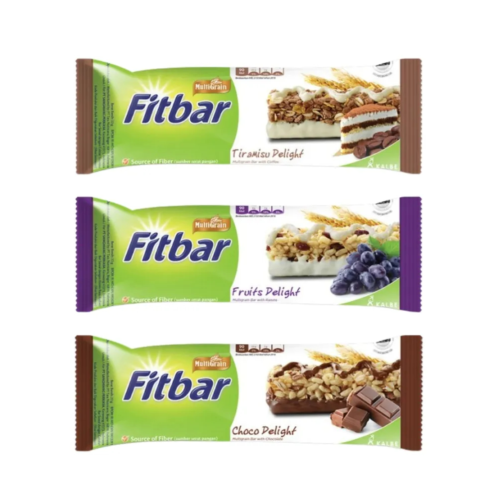 

Fitbar Multigrain 20gr Tiramisu Fruits Choco Cheese Delight