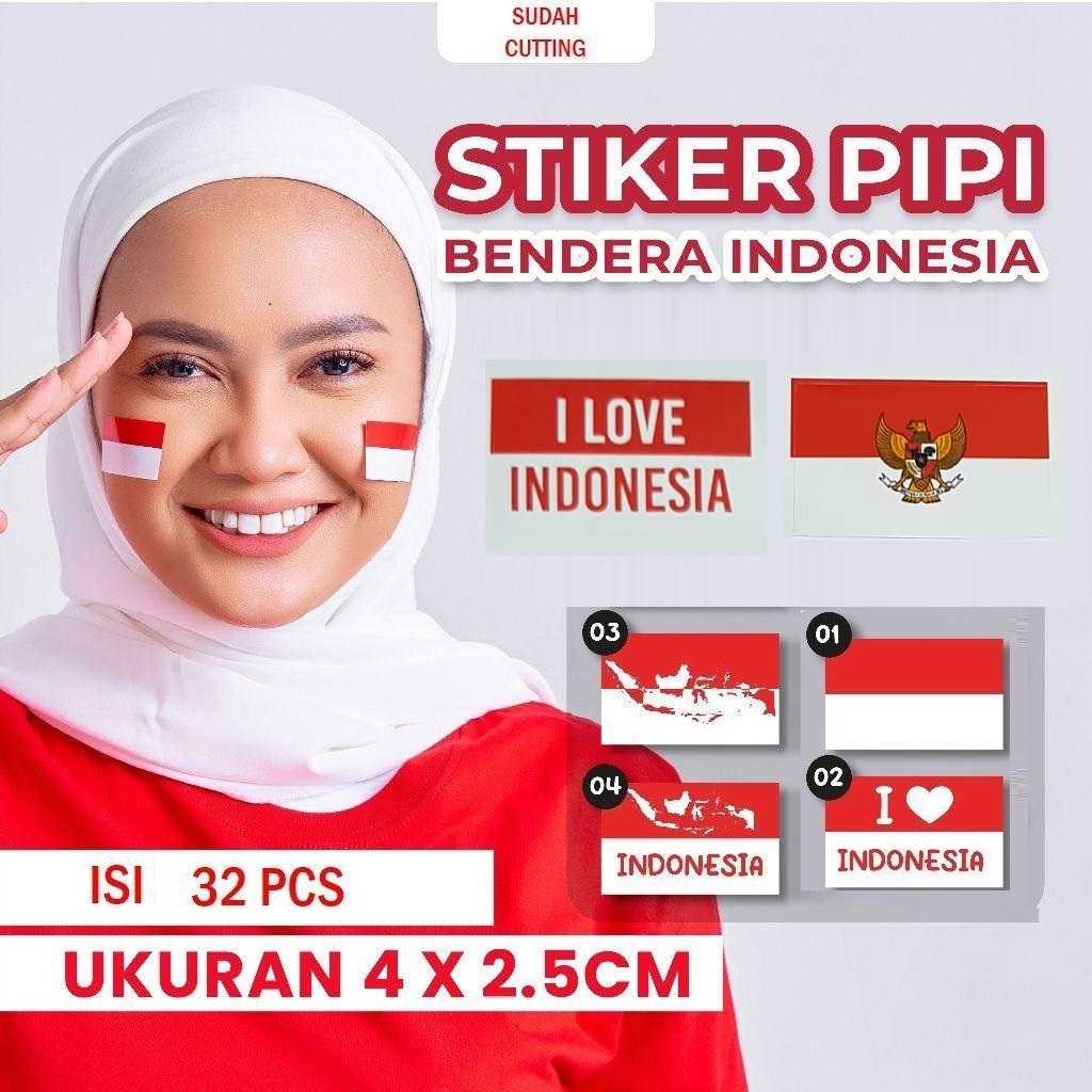

Stiker Pipi Merah Putih / Sticker Bendera Merah Putih