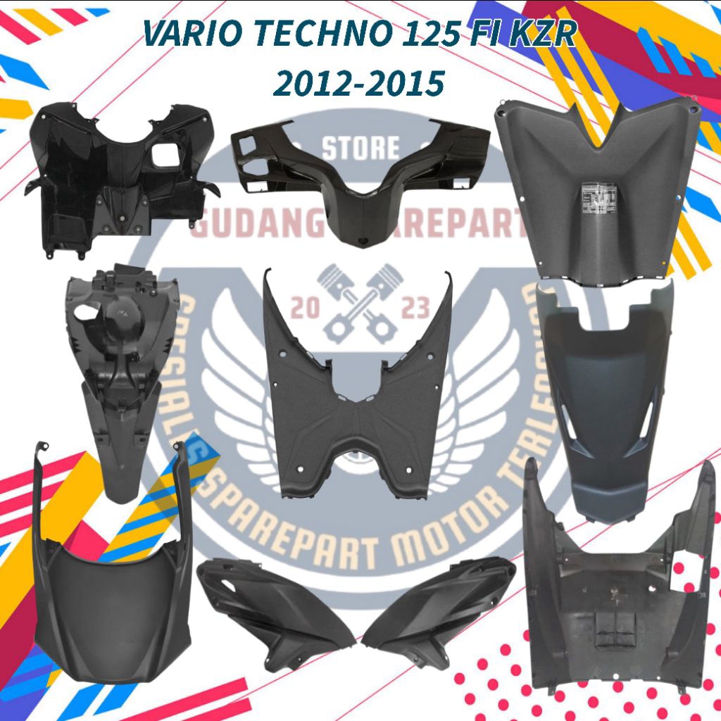 Full bodi kasar vario techno 125 fi kzr, kolongan vario 125 kzr, bordes vario 125 kzr, spakbor belak
