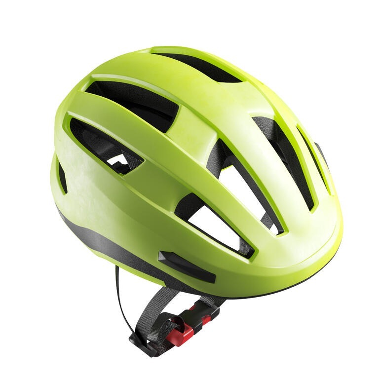 Btwin Helm City Cycling Btwin 500 - Neon Yellow