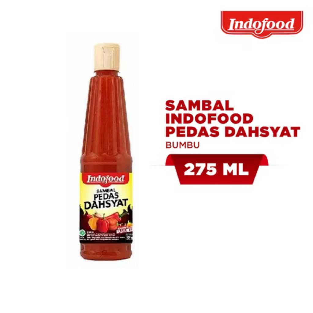 

Sambal Indofood Pedas Dahsyat 275ml – Pedasnya Nendang, Bikin Ketagihan!