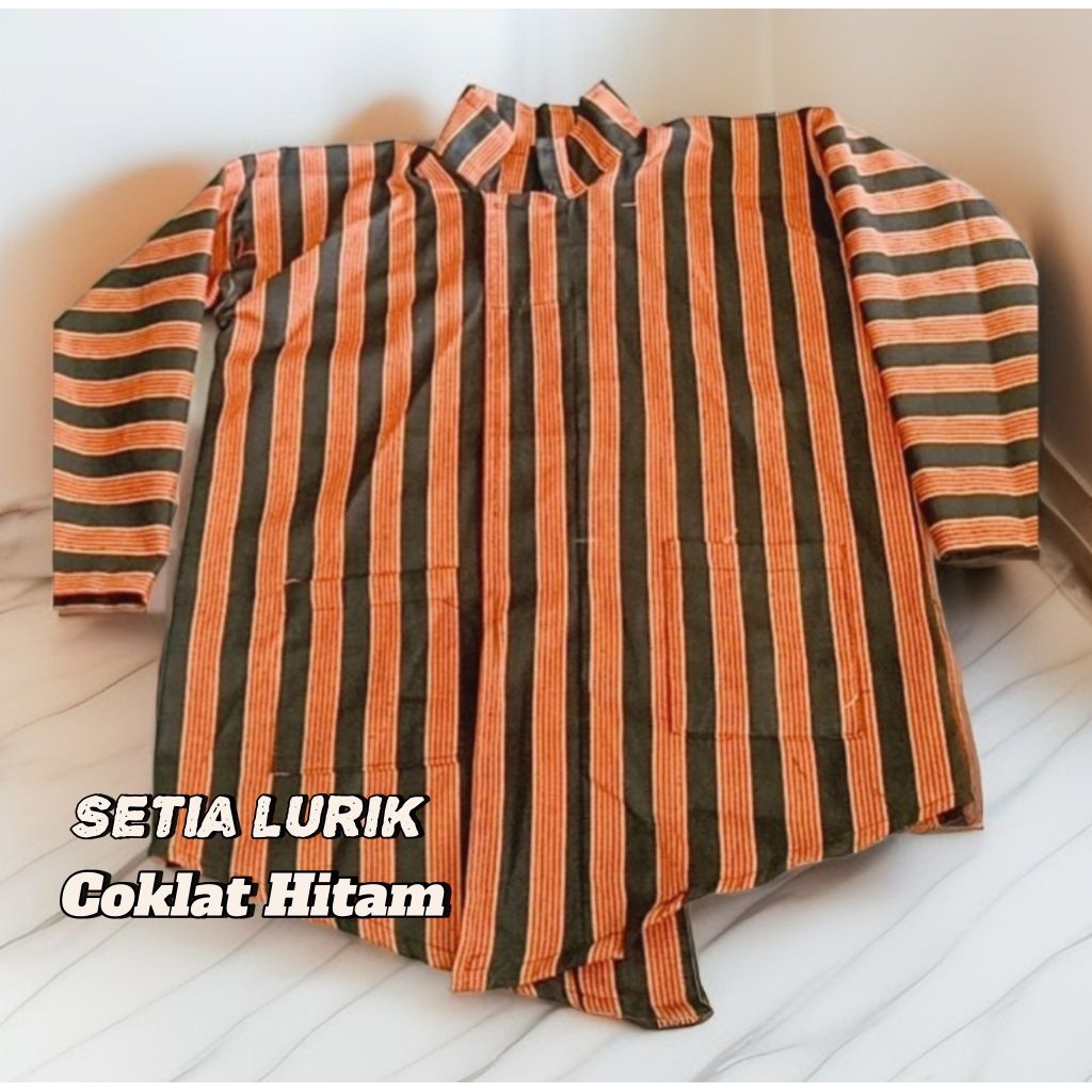 BAJU ADAT Jawa ..Surjan lurik (anak ) kain tenun