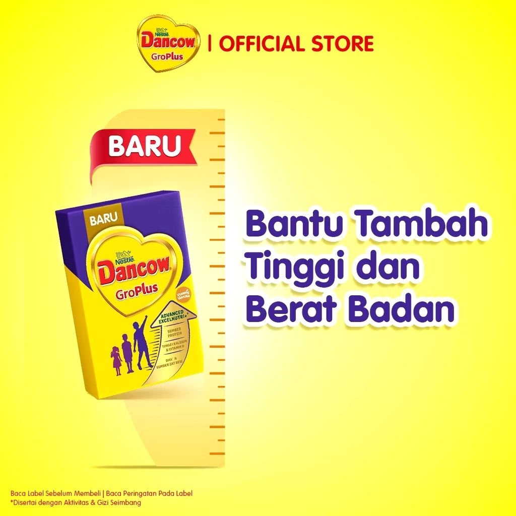 

DANCOW GROPLUS Vanila 400 Gr Free Tas Bekal Growth