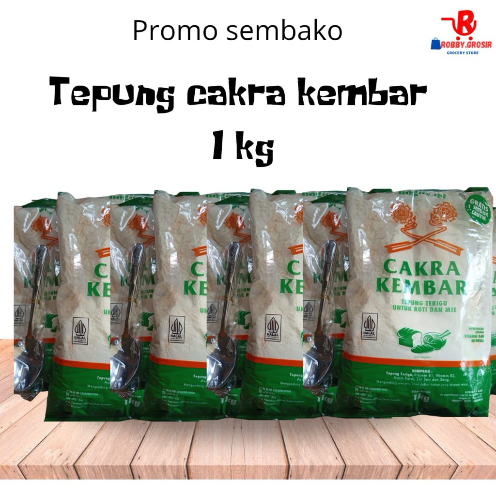 

tepung cakra kembar 1 kg