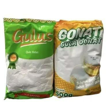 

Gulus Gula Halus 500gr / Gonat Gula Donat 500gr (isi 20) - KARTON