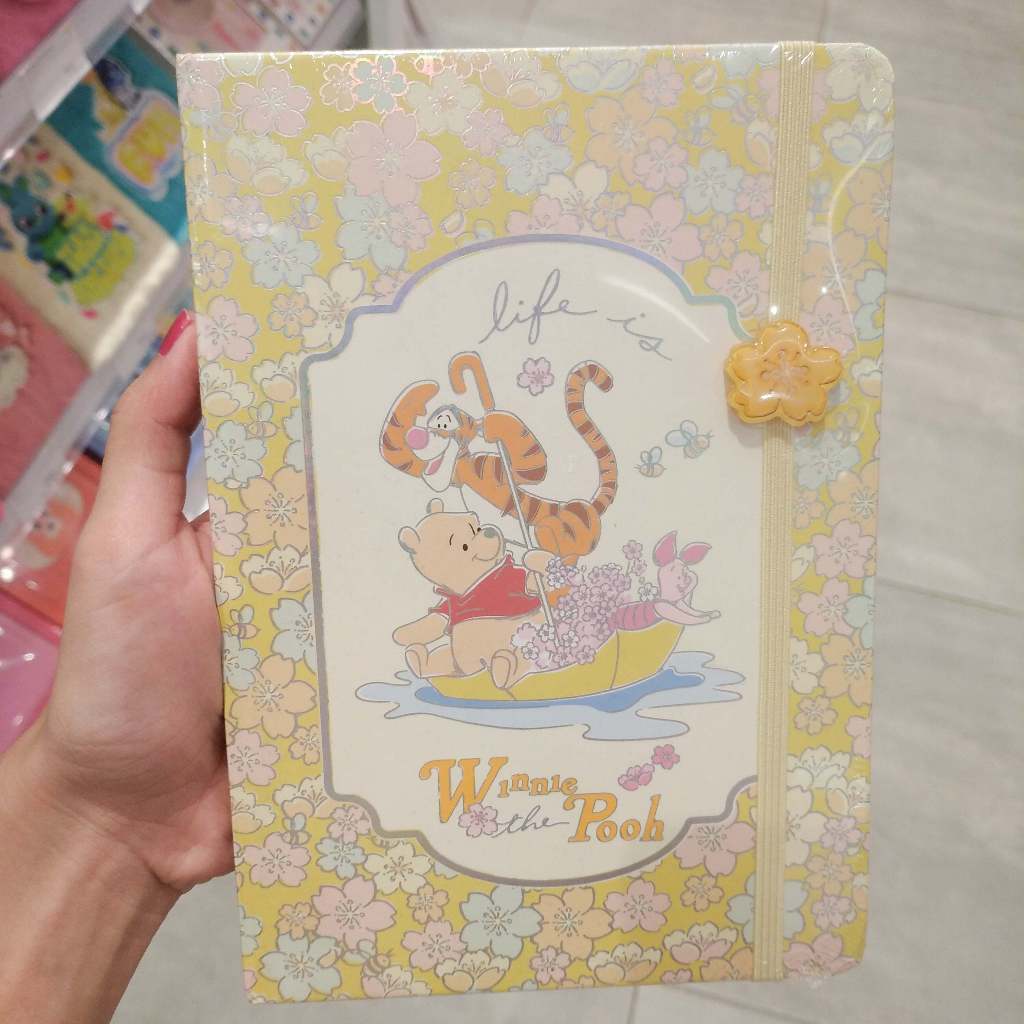 

Disney Winnie The Pooh Tiger Piglet Life Is Hard Cover Journal Pad Notebook Buku Catatan Jurnal Diary