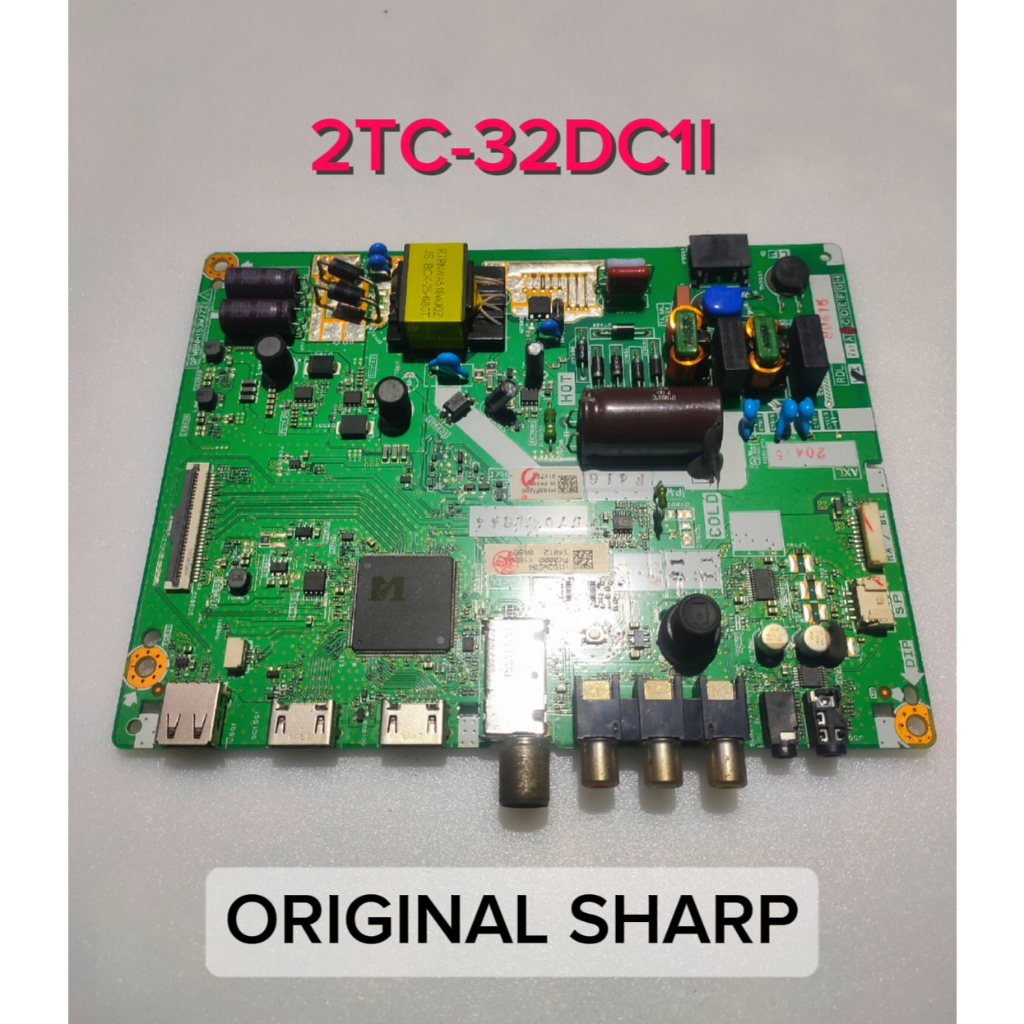 MB Mainboard Motherboard Mobo Modul mb Mesin TV Sharp 2TC-32DC1I MB TV SHARP 2tc32dc1i - 32DC1I