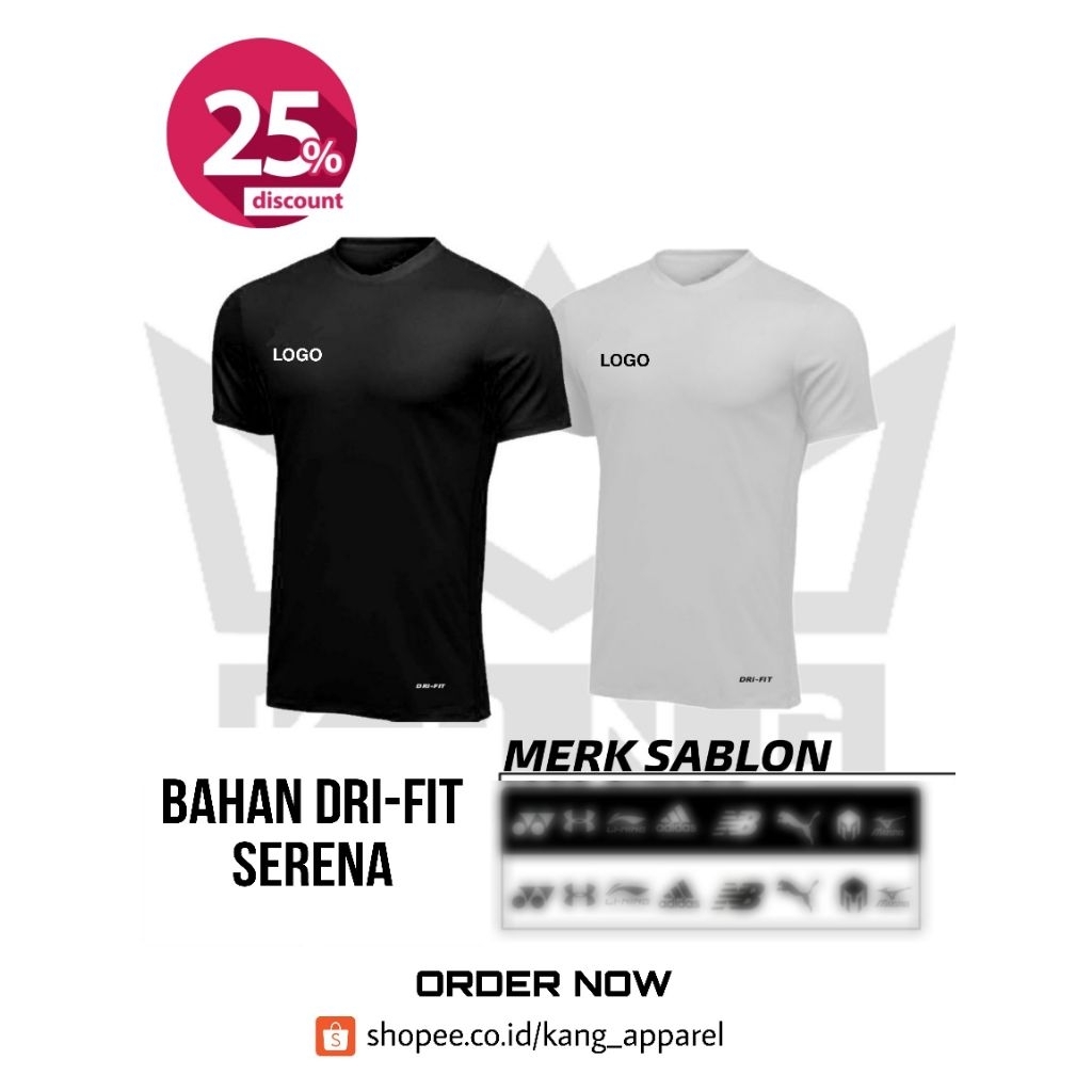 JERSEY DRI-FIT SERENA JUMBO | JERSEY LARI | FUTSAL | VOLY | BADMINTON | SEPAK BOLA | GOWES DLL