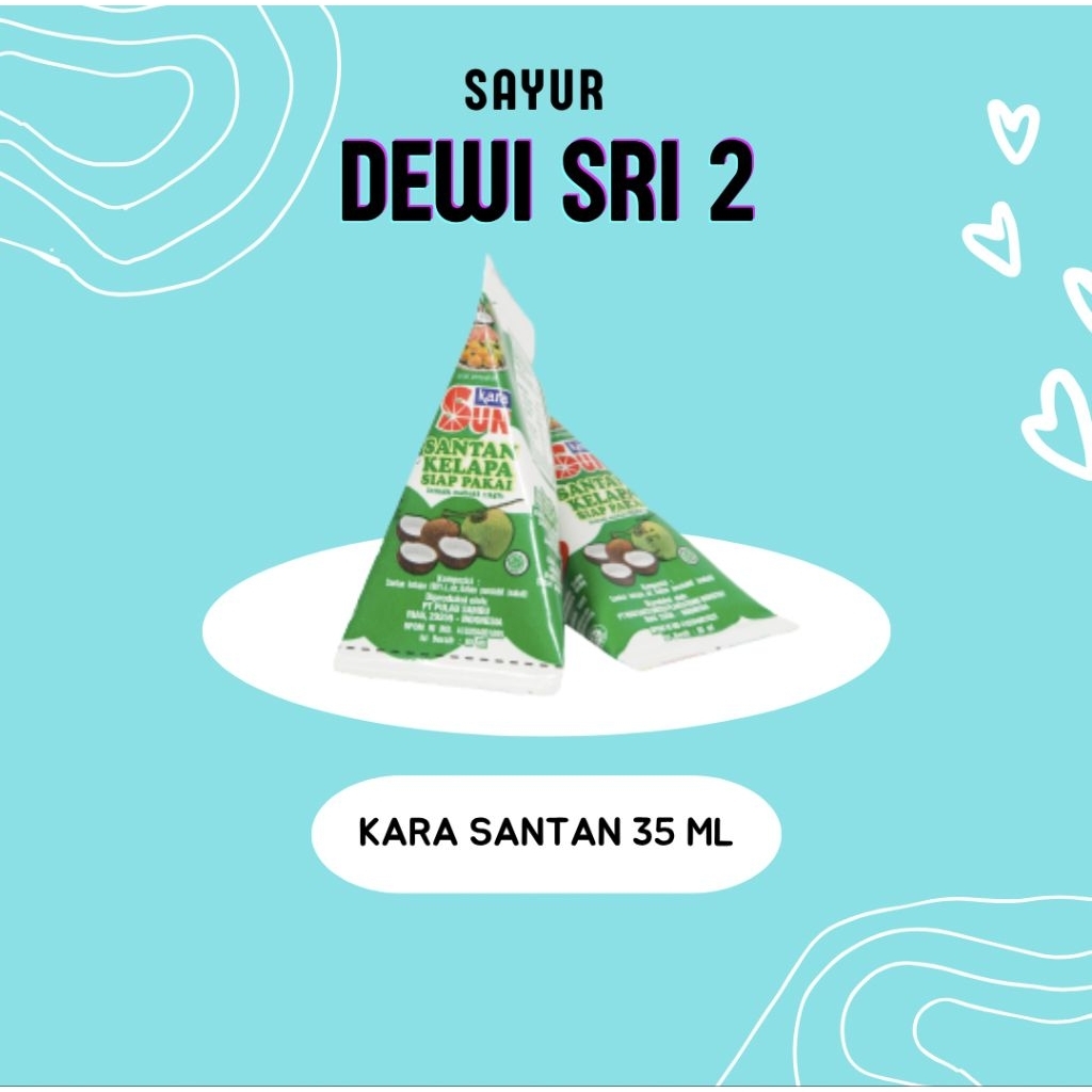 

Sun Kara Santan Kelapa Siap Pakai 65gr - Dewi Sri 2