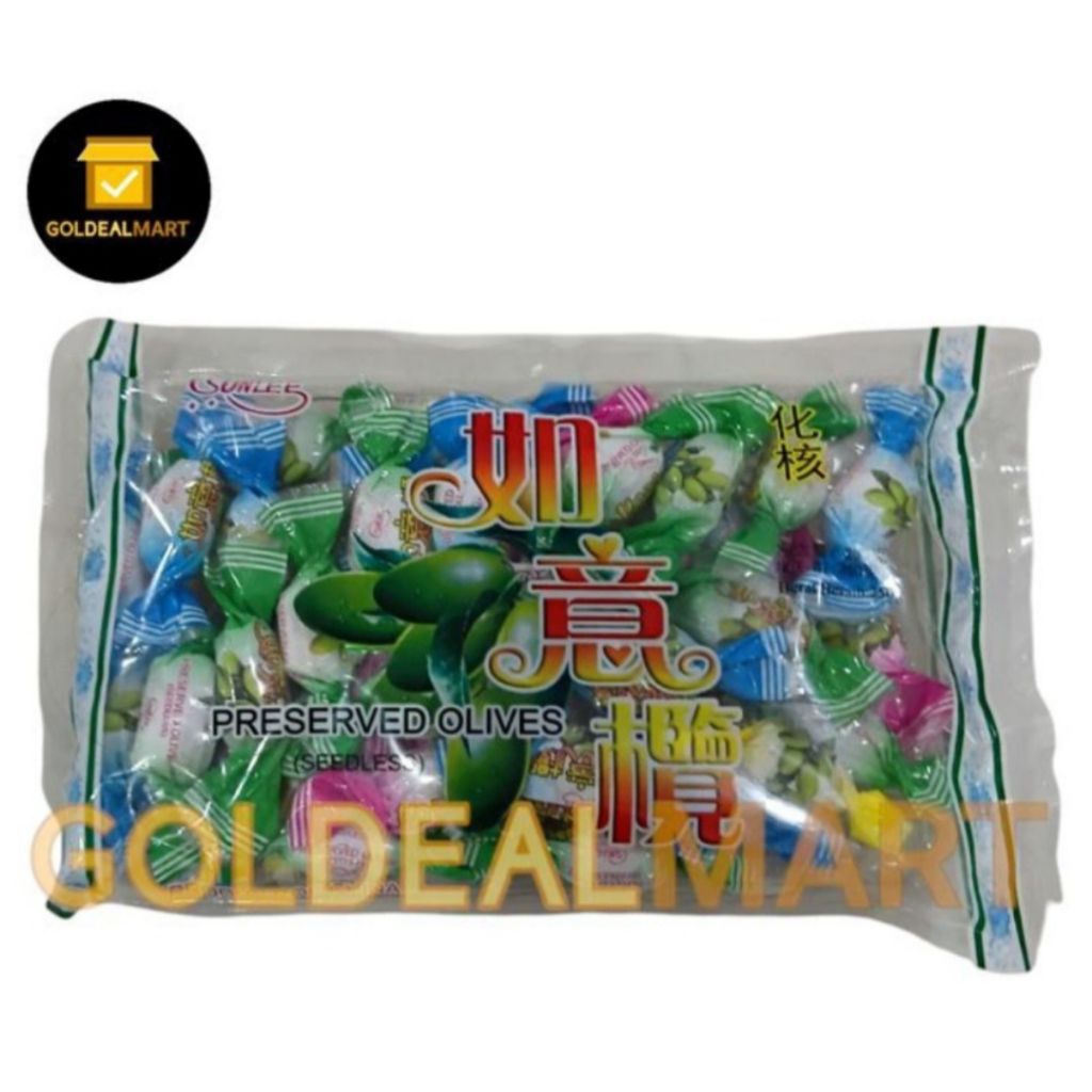 

Manisan buah zaitun kana tanpa biji SUNLEE SUN LEE Preserved Seedless Olive Olives 250g