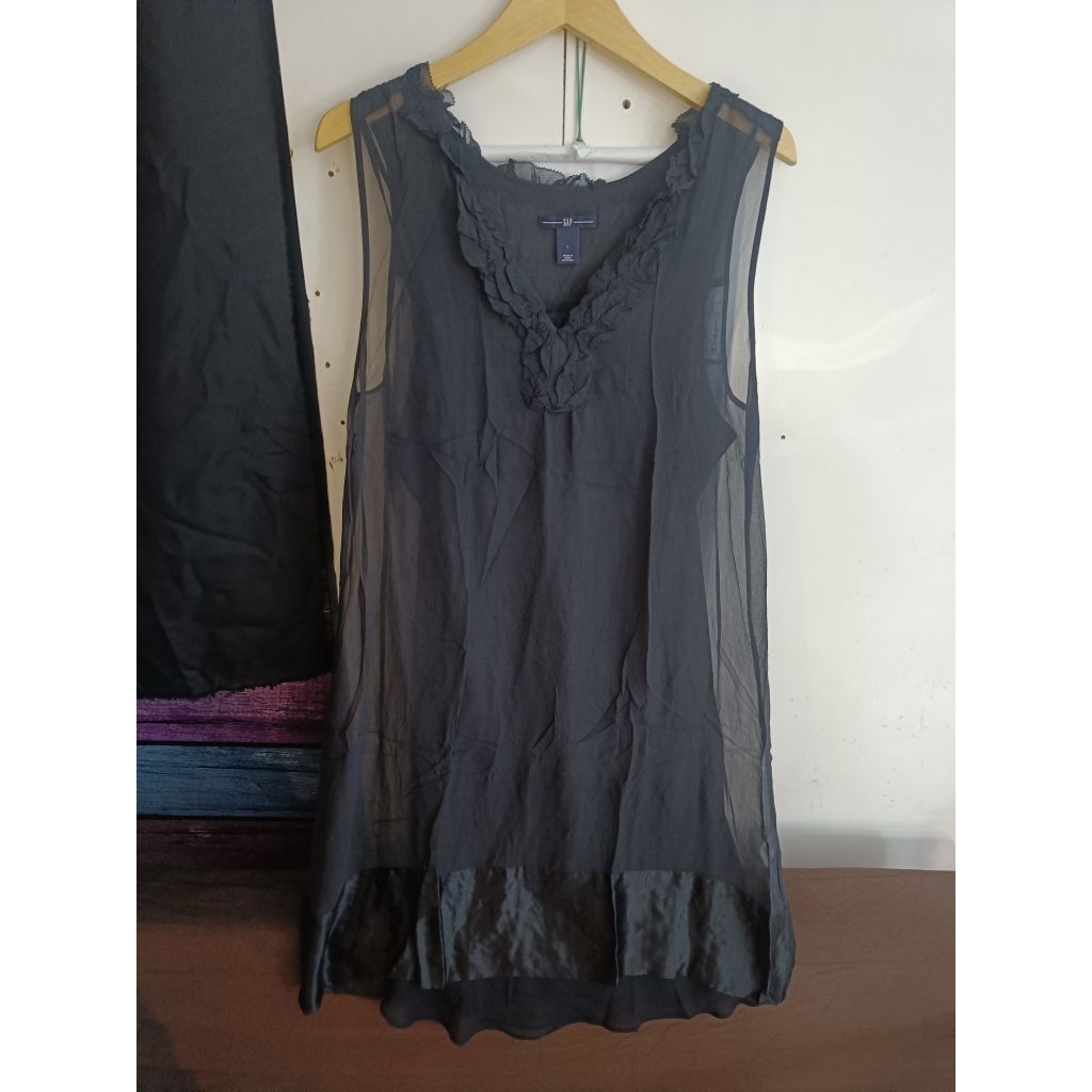 Preloved baju tidur wanita terawang merk gap lingeri baju bekas