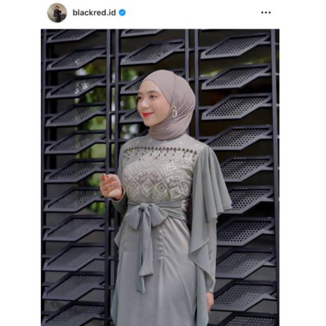 PRELOVED Seraya Dress Sage Green by Blackred