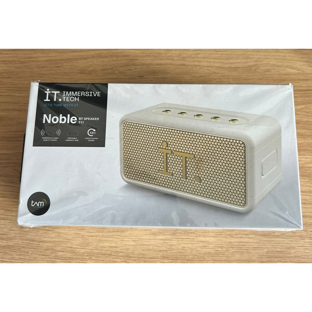 IT Noble Bluetooth Speaker T11 Warna Cream