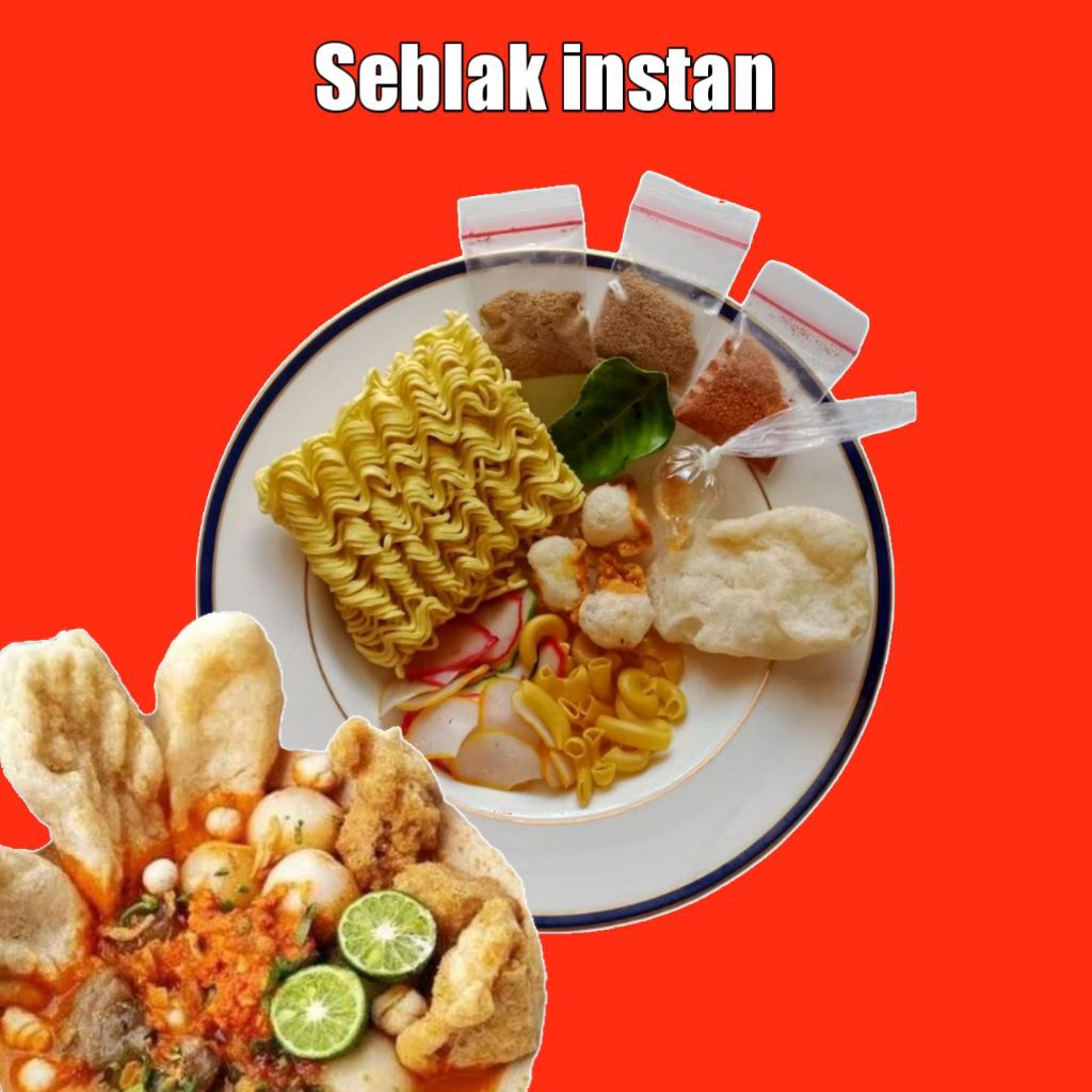 

seblak instan seblak mie cuanki lidah
