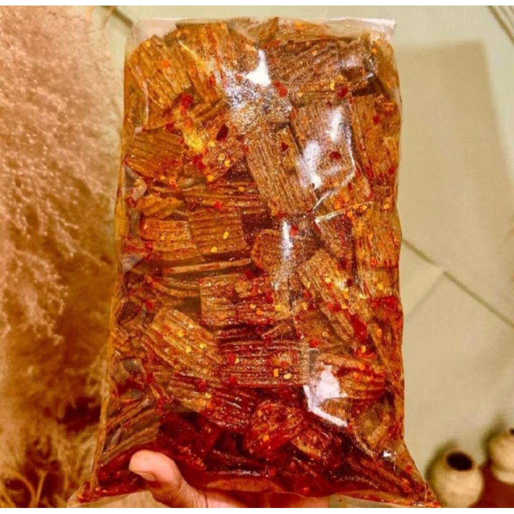 

kerupuk jengkol pedas daun jeruk isi 250gram