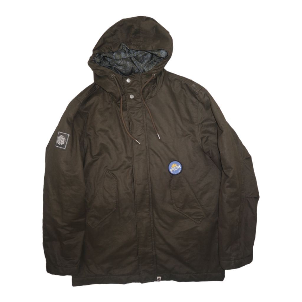 Pretty Green Cooper Short Parka Khaki