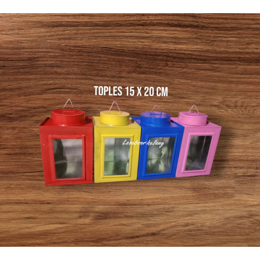 TOPLES KALENG KERUPUK JADUL UKURAN 15 cm x 20 cm