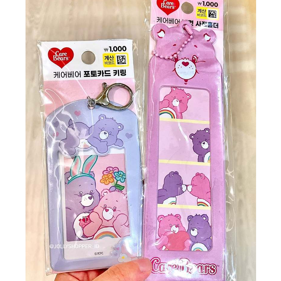 

[READY STOCK] Licensed KOREA Care Bears 4Cut Photostrip Holder / Photo Card Holder