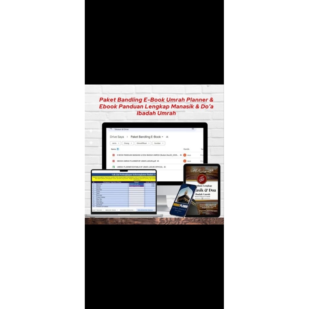 

template umrah planner editable