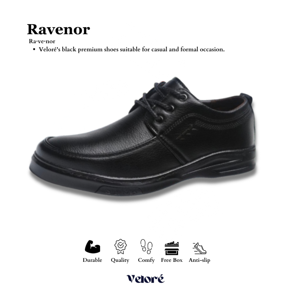 Velore - Ravenor Sepatu Formal Pria | Sepatu Original | Sepatu Kerja Pria | Sepatu Pria Casual | Sep