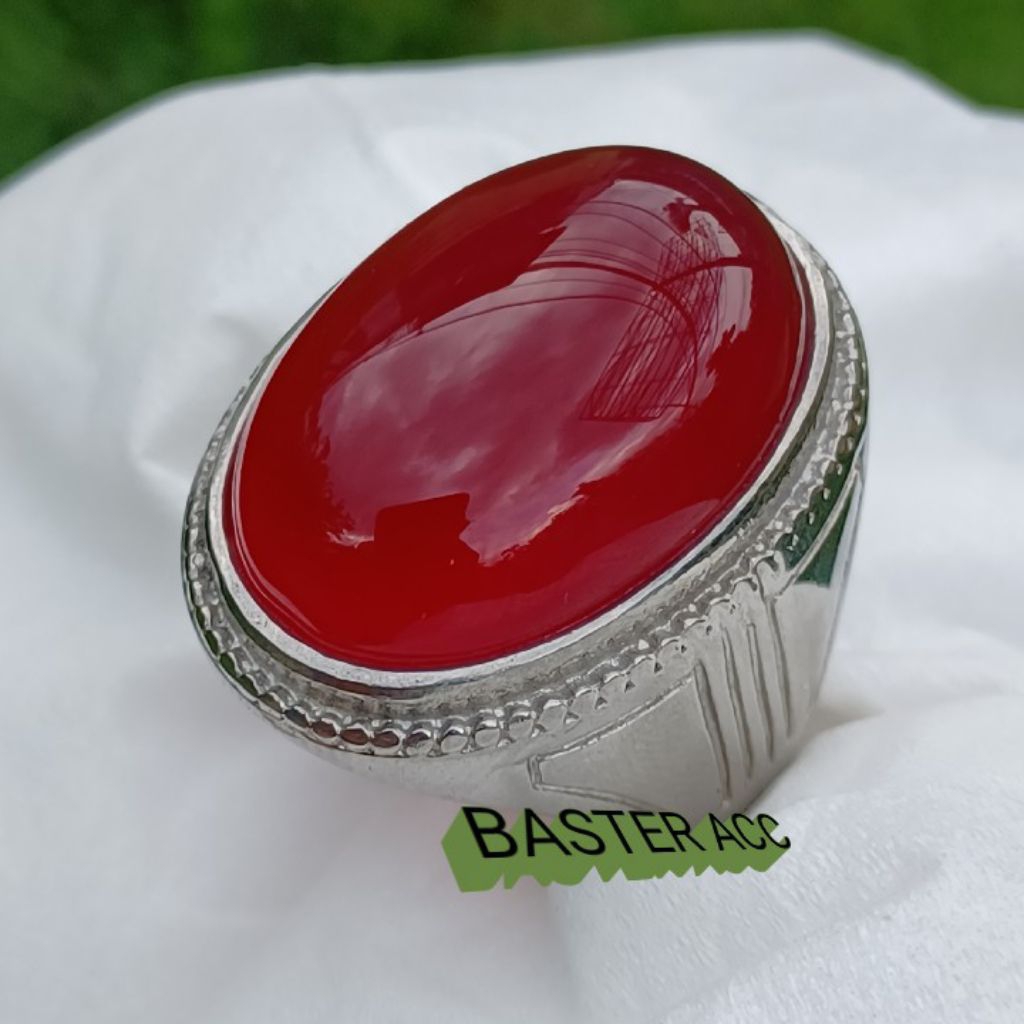 CINCIN BATU RED BARON PACITAN JUMBO RING TITANIUM TANAM