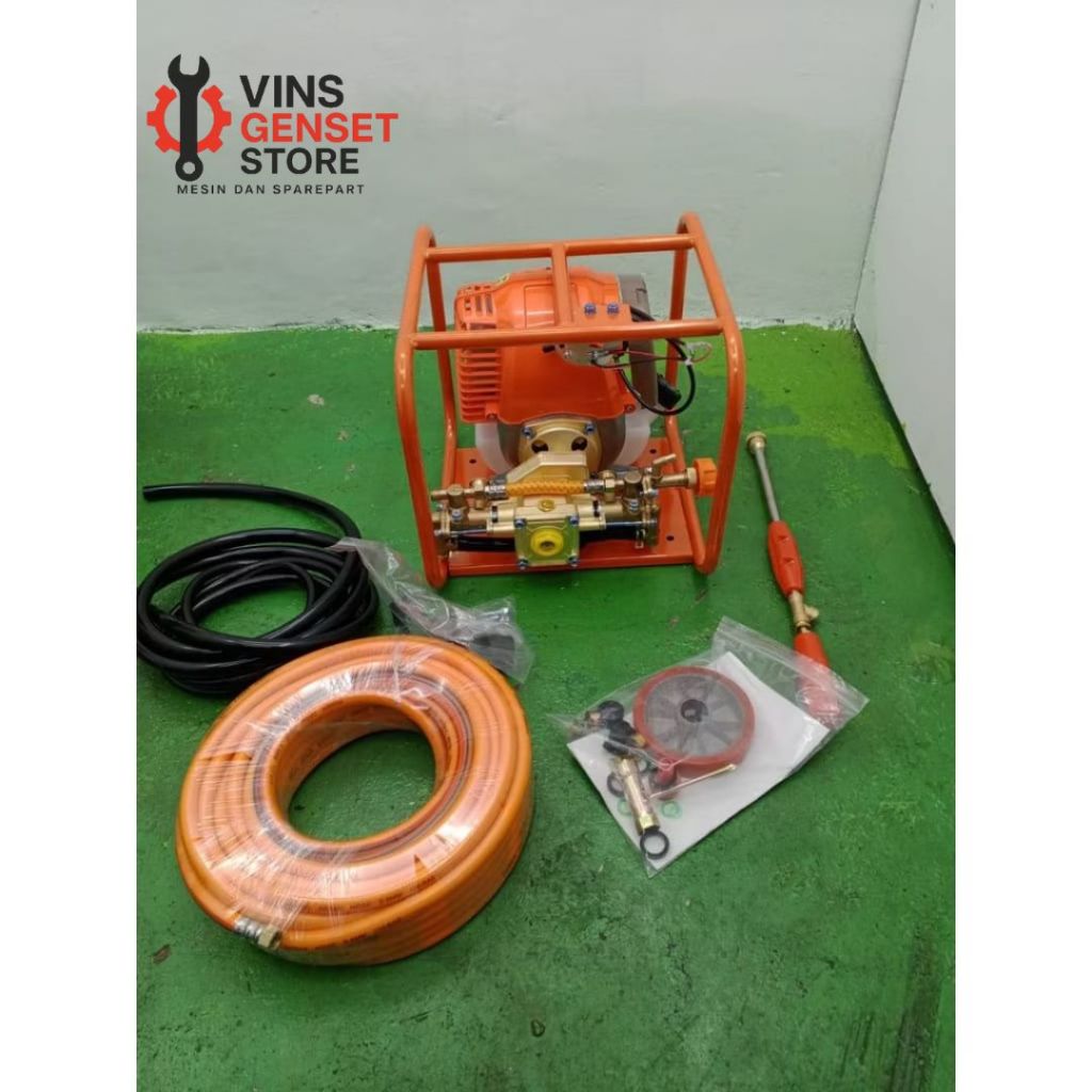 Mesin Rangka Portable Sprayer Semprot 4 Tak P999F Cuci Steam Motor Mobil Yamamoto