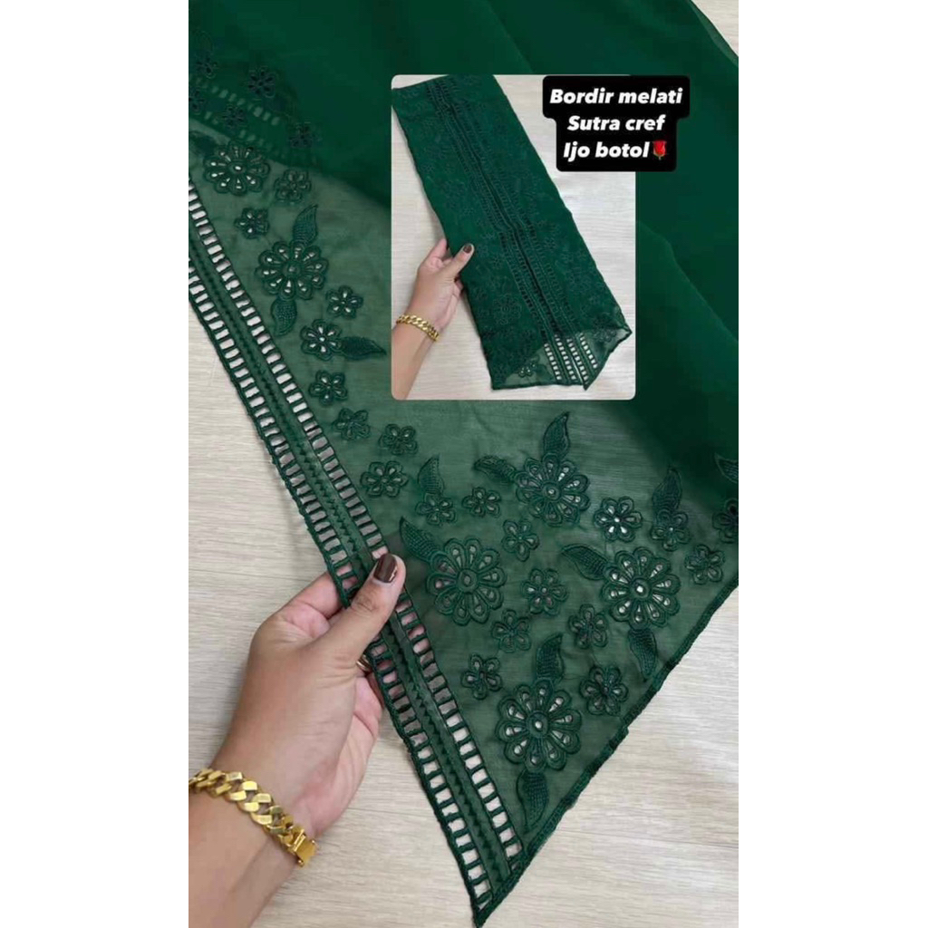 kain kebaya bordir motif terbaru terlaris termurah lukis wayang terbaru kain rembang bali bahan keba