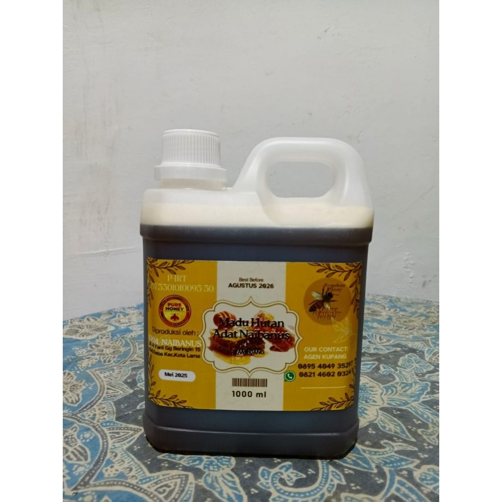 

madu hutan asli 1 liter