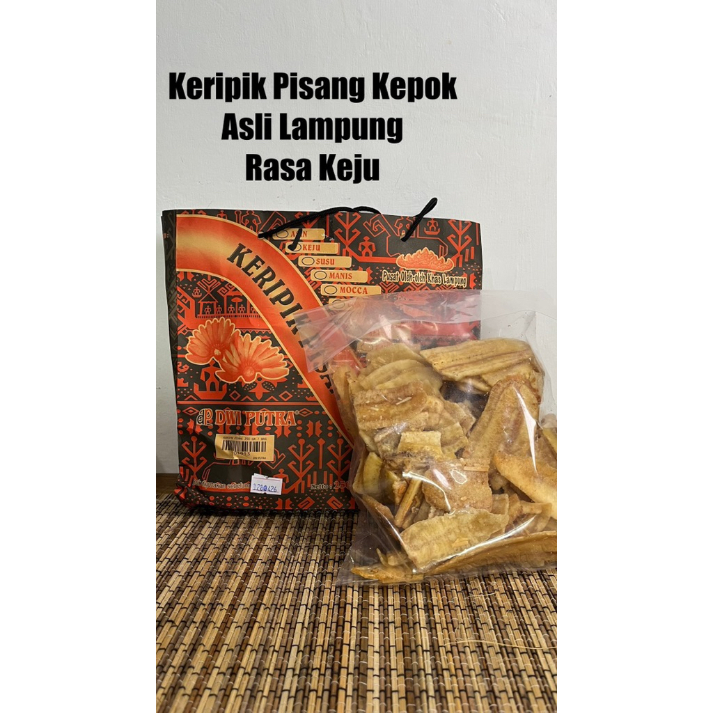 

Keripik Pisang Kepok Lampung Rasa Keju