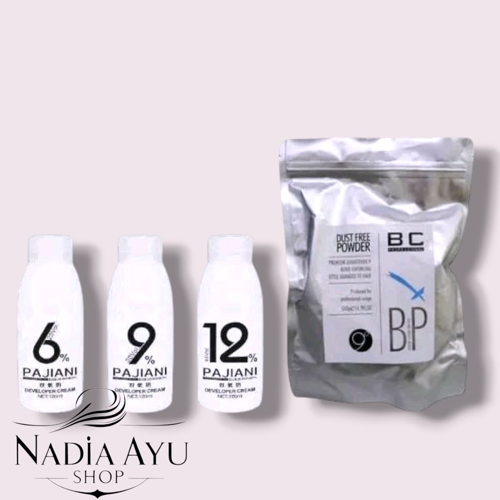 Pewarna Rambut BLEACH KOREAN BC + PAJIANI Bleaching Rambut Korea Profesional Putih Level 9 Pewarna R