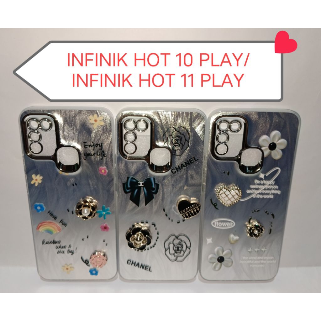 SOFTCASE CHROME GAMBAR TERBARU INFINIK HOT 10 PLAY/INFINIK HOT 11 PLAY