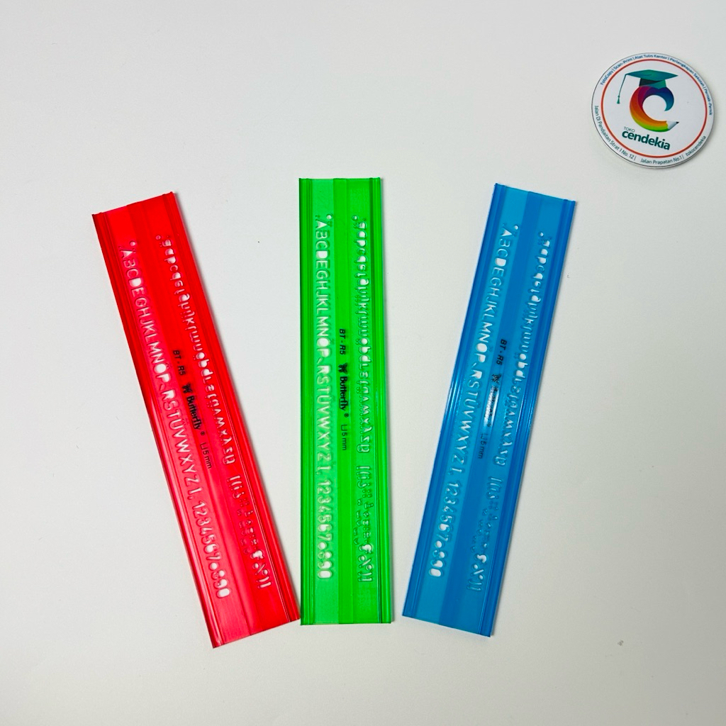 

Penggaris Sablon Mal Butterfly BT-R5