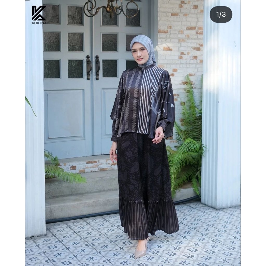Korina Original. Dress Korina Ariana Series. Gamis Korina
