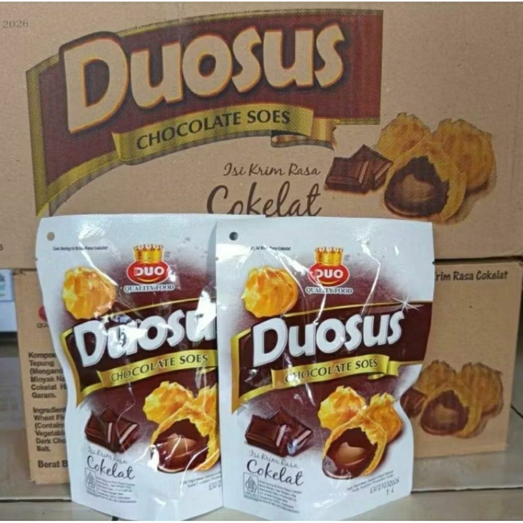 

Duosus roti soes kering isi krim 1dus isi 30pcs