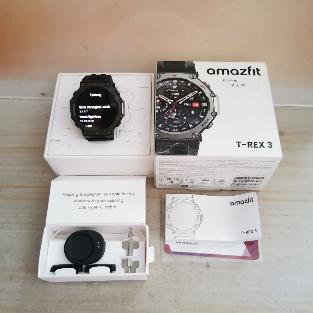 Amazfit T-Rex 3 Bekas - Garansi Resmi - T-rex3 second