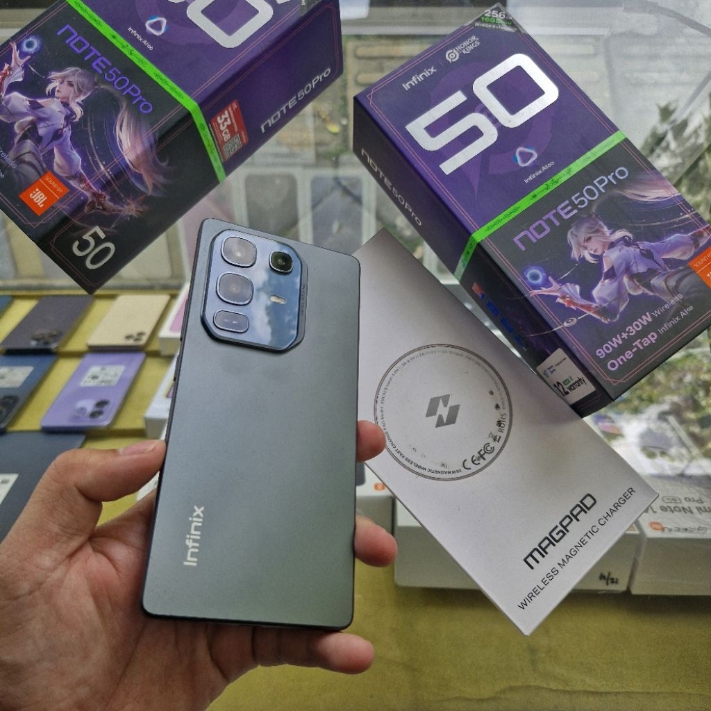 Infinix note 50 pro ram 8/256 fulset second