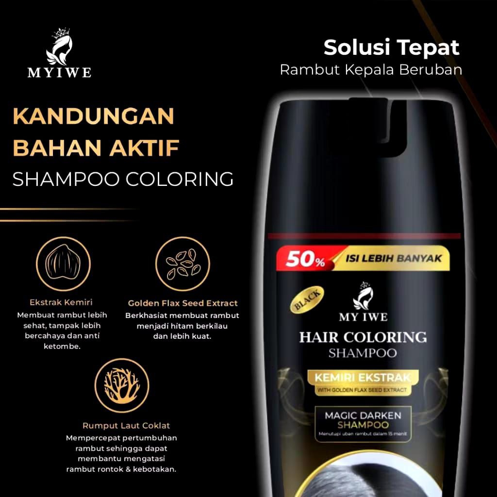 MYIWE HAIR COLORING SHAMPO UNTUK MENGHILANGKAN UBAN