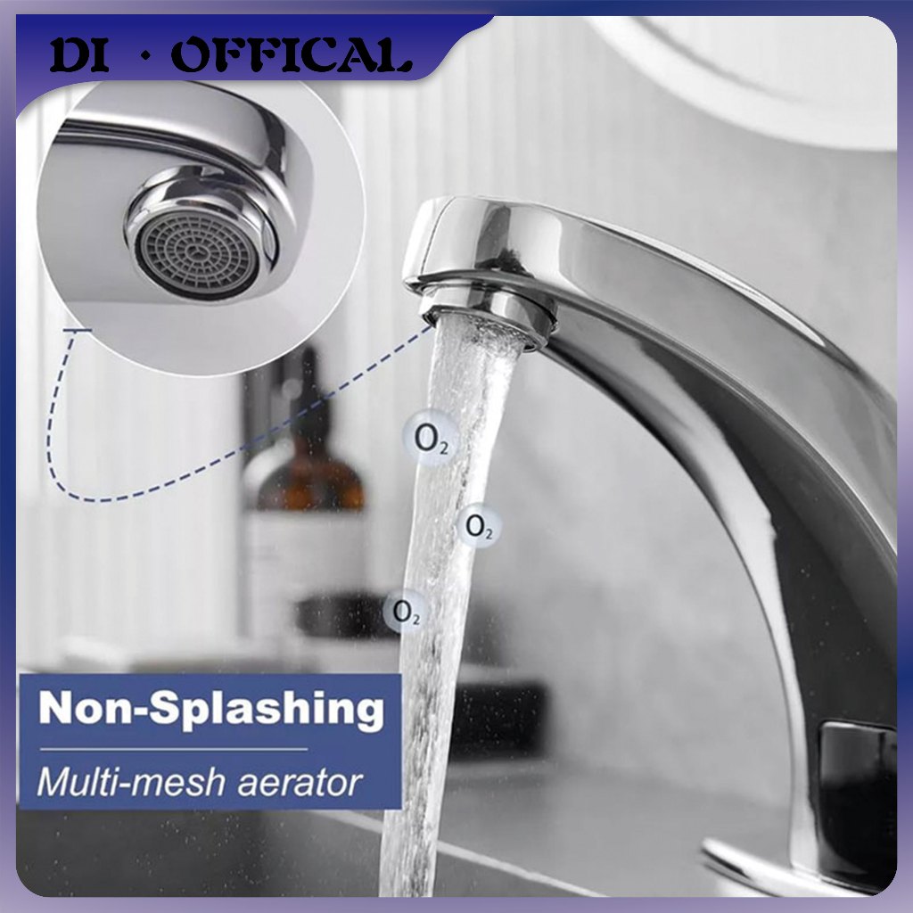 Kran Sensor Otomatis Wastafel  Keran Air Otomatis Sensor Inframerah – Keran Wastafel , Baterai DC, B