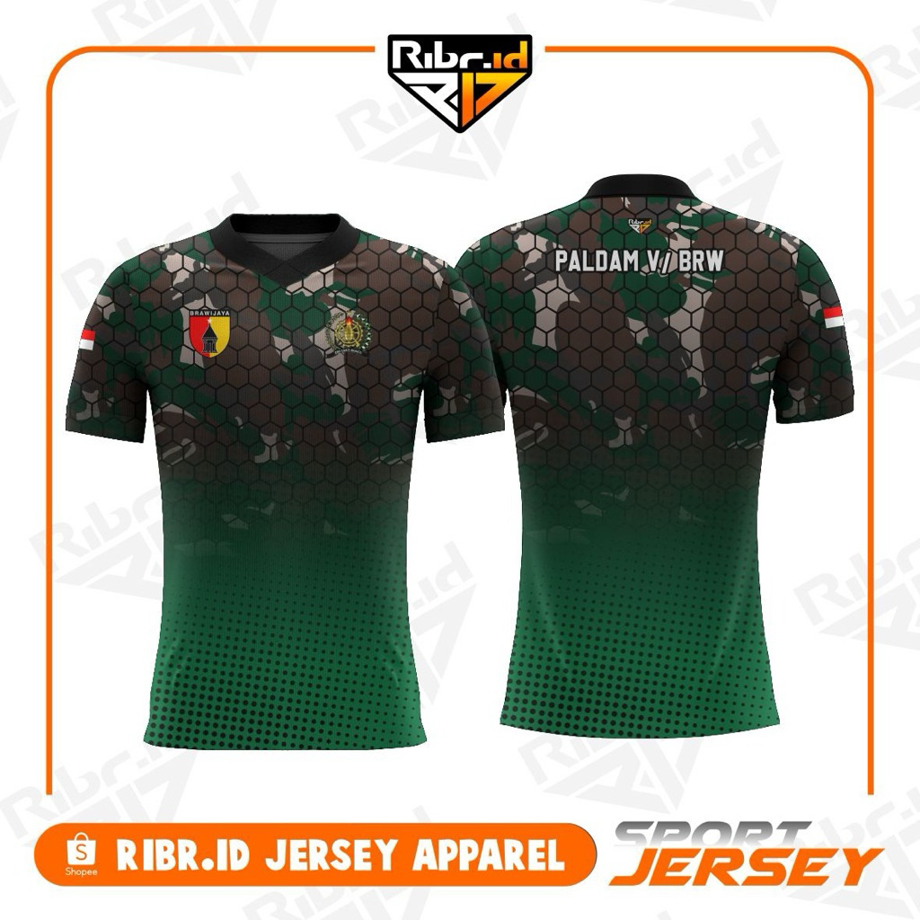 JERSEY PALDAM / JERSEY BRAWIJAYA / JERSEY PALDAM BRAWIJAYA / JERSEY PRINTING / JERSEY TENTARA / JERS